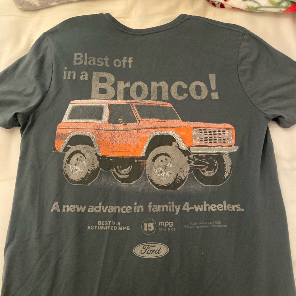 official ford bronco tee shirt